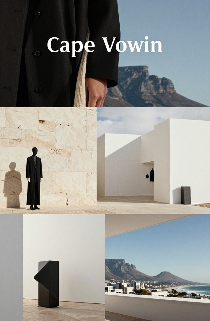 Cape Town architecture beneath Table Mountain